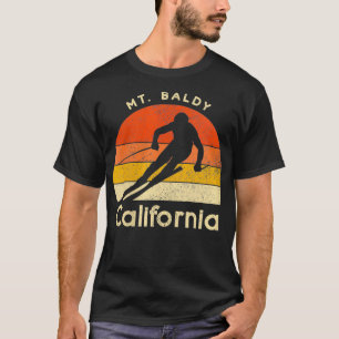 Vintage Skiing Mt Baldy California VNeck T-Shirt