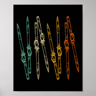 Vintage Skiing Retro Ski Poster
