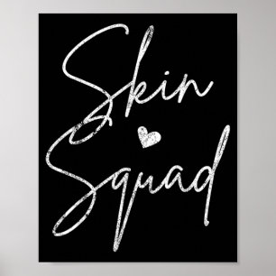 Vintage Skin Squad Skin Aesthetician ist Skincare Poster