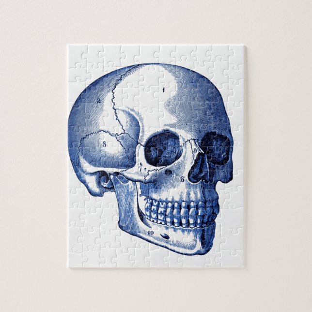 Vintage Skull Anatomy Jigsaw Puzzle (Vertical)