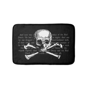 Vintage Skull Bath Mat