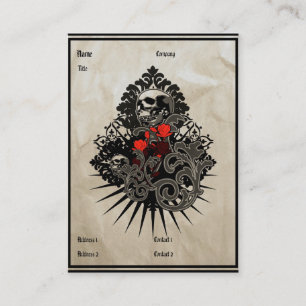 Vintage Skull - Business Card
