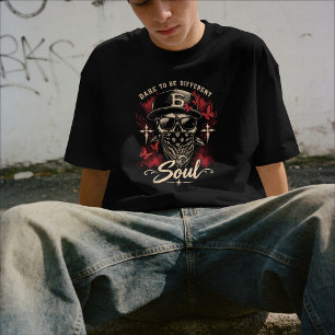 Vintage Skull Butterfly Western Soul T-Shirt