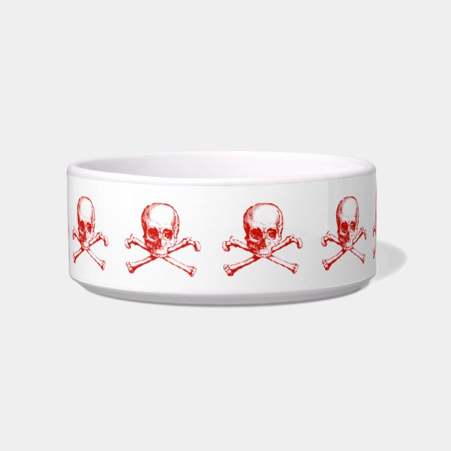Vintage Skull & Crossbones Bowl (Front)
