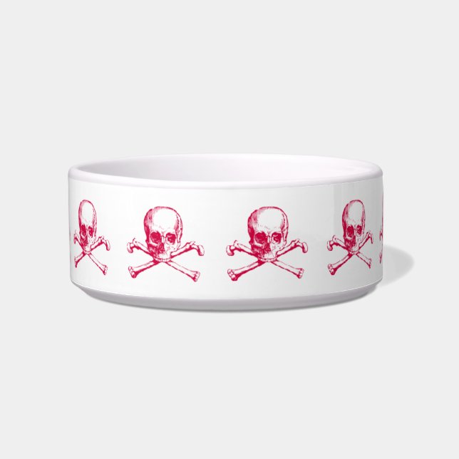 Vintage Skull & Crossbones Bowl (Front)