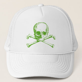 Vintage Skull & Crossbones Trucker Hat