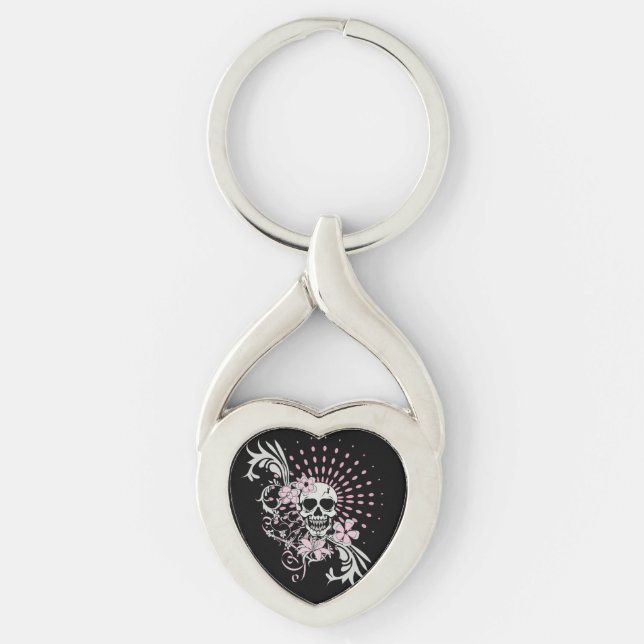 Vintage Skull Key Ring (Front)