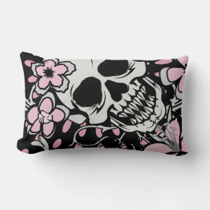 Vintage Skull Lumbar Cushion