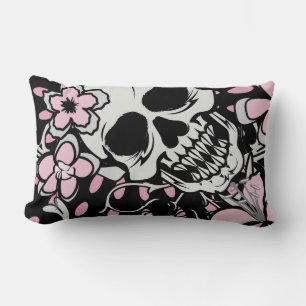 Vintage Skull Lumbar Cushion