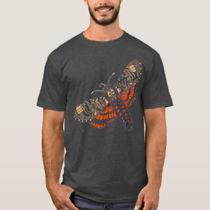 Vintage Skull Moth Skull Goth Deaths Head Moth T-Shirt