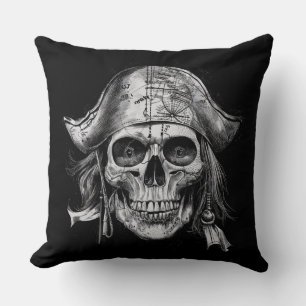 Vintage Skull Pirate Cushion