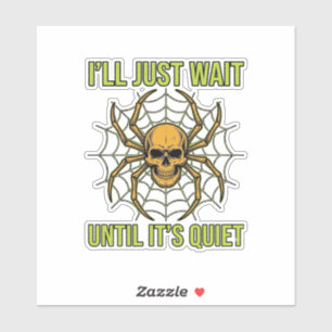 Vintage Skull Spider Funny Halloween T-Shirt Desig
