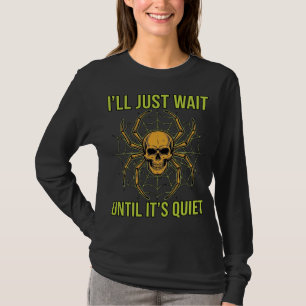 Vintage Skull Spider Funny Halloween T-Shirt Desig