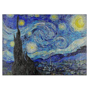 Vintage Sky Night Starry Night Cutting Board