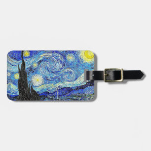 Vintage Sky Night Starry Night Luggage Tag