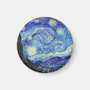 Vintage Sky Night Starry Night Magnet