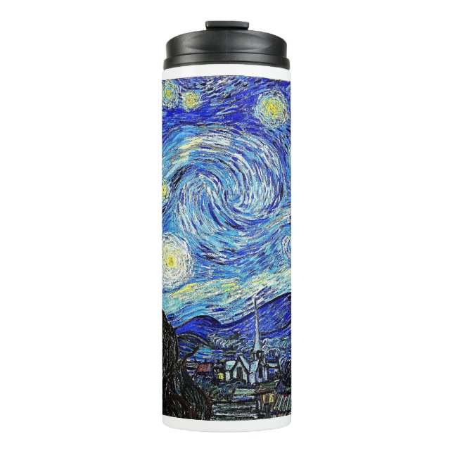 Vintage Sky Night Starry Night Thermal Tumbler (Front)