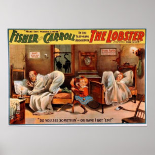 Vintage Slapstick Threatre Print