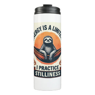 Vintage Sloth Coffee Shirt Cosy Morning Graphic 2 Thermal Tumbler