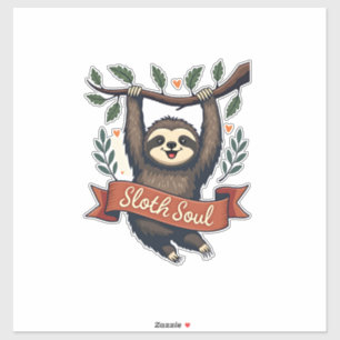 Vintage Sloth Lover Retro Cute Hanging Sloth Shirt