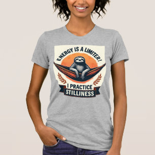 Vintage Sloth Spirit Animal Cute Boho Wildlife Art T-Shirt