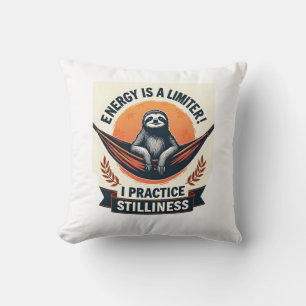 Vintage Sloth Sunset Retro Forest Animal Art 2 Cushion
