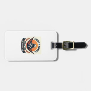 Vintage Sloth Sunset Retro Forest Animal Art 2 Luggage Tag