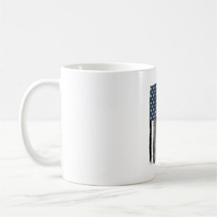 Vintage Small Bus Driver Flag Shirt Design_1 Coffee Mug