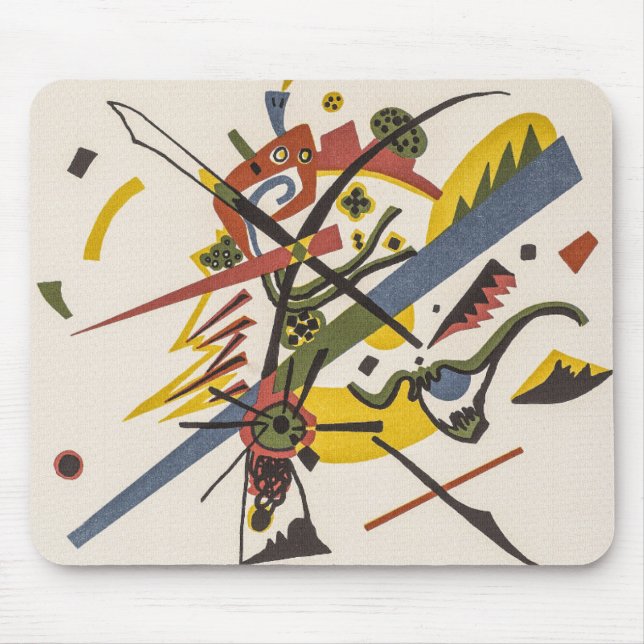 Vintage Small Worlds I - Kandinsky Modern Art Mouse Pad (Front)