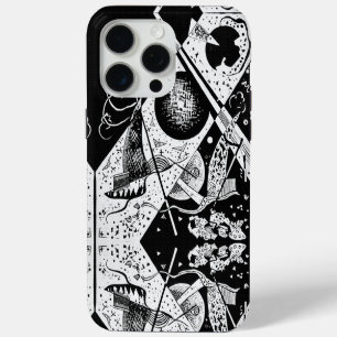 Vintage Small Worlds VI - Kandinsky Abstract Art iPhone 15 Pro Max Case