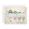 Vintage Smoking Frogs Christmas Postcard 