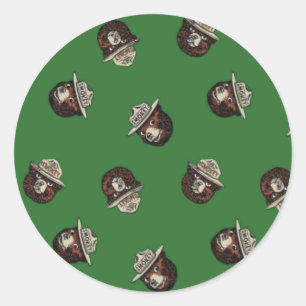 Vintage Smoky the Bear  Classic Round Sticker