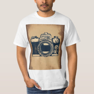 "Vintage Snapshot: Men's Classic Camera Tee" T-Shirt
