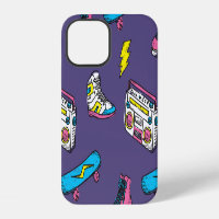 Vintage Sneakers Skateboard Retro Theme