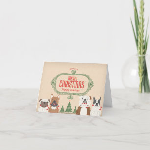 Vintage SNORT Christmas Card