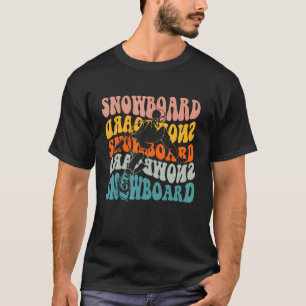 Vintage Snowboard Snowboarding Snowboarder Men Wom T-Shirt