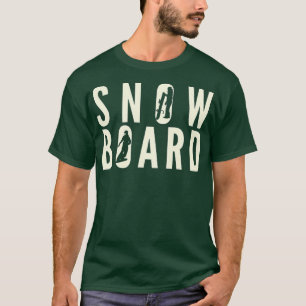 Vintage Snowboarder Snowboard Snowboarding T-Shirt