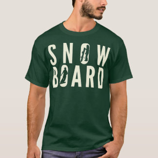 Vintage Snowboarder Snowboard Snowboarding  T-Shirt