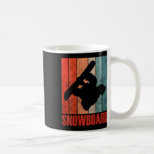 Vintage Snowboarder Snowboarding Ski Vacation Retr Coffee Mug
