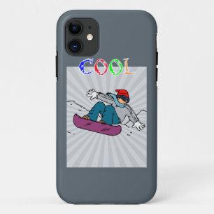 Vintage Snowboarder   Snowboarding   snowboarding iPhone 11 Case