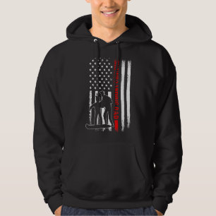 Vintage Snowboarding Dad American Flag Fathers Da Hoodie