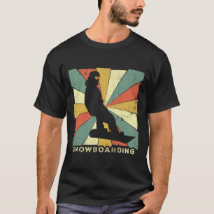 Vintage Snowboarding Sport Retro Gift  T-Shirt