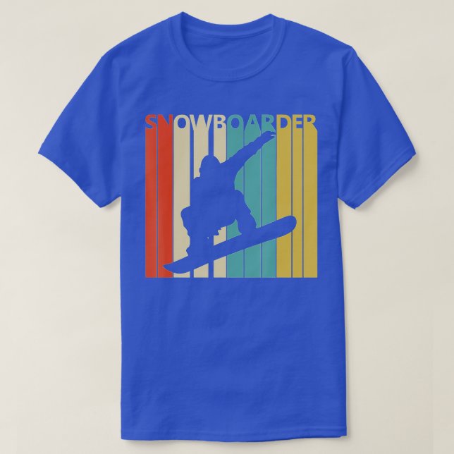 Vintage Snowboarding Sport  T-Shirt (Design Front)