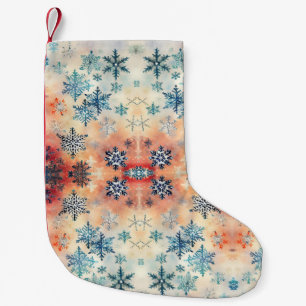 Vintage Snowflakes Pattern - Christmas Stocking
