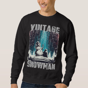 Vintage Snowman Christmas Sweatshirt