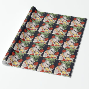 Vintage Snowman Holiday wrapping paper