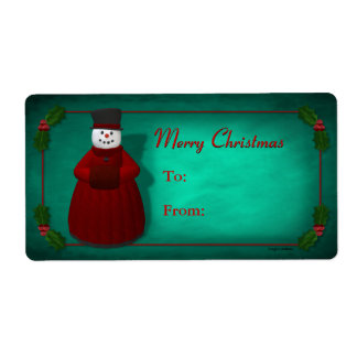 Vintage Snowmen: Lady Cool