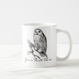 Vintage Snowy Owl Mug