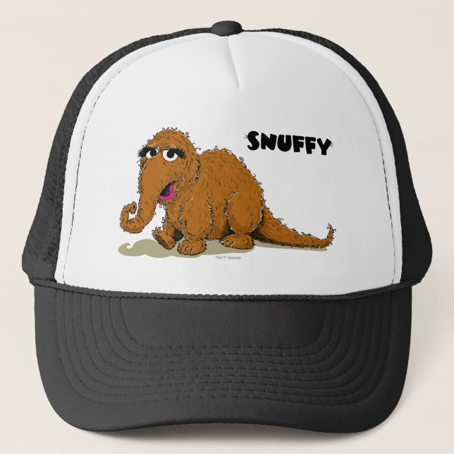 Vintage Snuffleupagus Trucker Hat (Front)