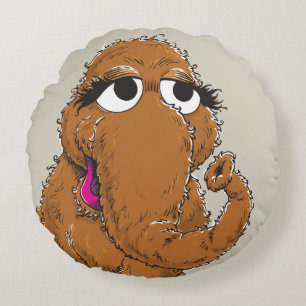 Vintage Snuffy Round Cushion